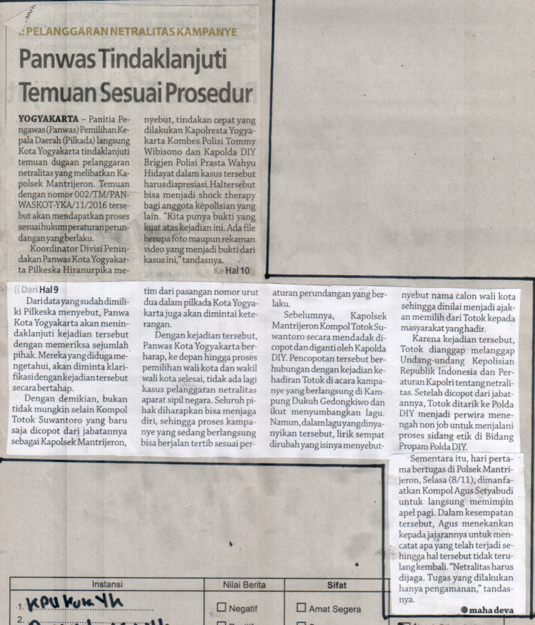Kliping jogja terbaru